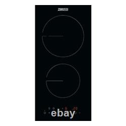 30cm Electric Ceramic Hob In Black, 2 Zone, Domino Design Zanussi ZHRN383K