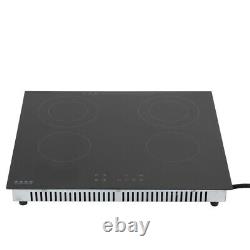 4 Holes Electric Induction Hob Ceramic Stove Touch Controls Embedded / Tabletop