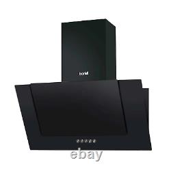 4 Zone Ceramic Hob & 60cm Angled Chimney Cooker Hood Bundle