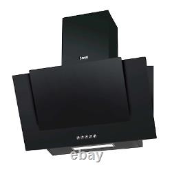 4 Zone Ceramic Hob & 60cm Angled Chimney Cooker Hood Bundle