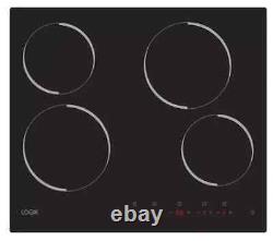 57LOGIK LCHOBTC23 59 cm Electric Ceramic Hob Black