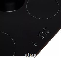 60cm 4 Zone Built-inTouch Control Induction Hob in Black 60cm