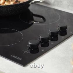 60cm Electric Ceramic Hob 4 Zone Built-in Touch Control, Timer, Child Lock 6600W