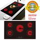 8600w Touch Control 5 Zone Electric Ceramic Hob Glass Induction Cook Kitchen