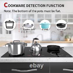 90cm 5 Zone Induction Hob Quick Cooking Kitchen Tools Touch Control With Timer