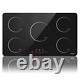 90cm 5Zone Induction Hob, Built-in, Electric, Touch Control, Child Safety Lock, Black