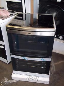 AEG 491761W-MN Electric Double Oven Induction Hob 60 cm Stainless Steel