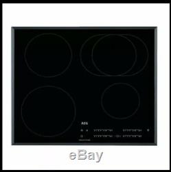 AEG 60cm IKB64401FB Induction Ceramic Hob 4 Cooking Zones Electric Touch Control