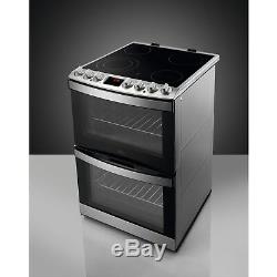 AEG CCB6740ACM 60cm Double Oven Electric Cooker With Ceramic Hob St CCB6740ACM