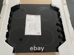 AEG HK614000CB 59 cm Wide Side Control Four Zone Ceramic Hob Black