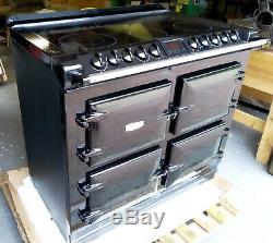AGA S-Series Six-Four Range Cooker with Ceramic Hob in Black