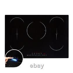 AREBOS induction hob Glass ceramic hob Cooking plates Self-sufficient 9800 W