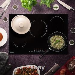 AREBOS induction hob Glass ceramic hob Cooking plates Self-sufficient 9800 W