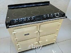 Aga Six Four All Electric Ceramic Hob Range Cooker In Cream A492