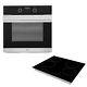 Amica 60cm Built-in Electric Fan Oven & Cookology Touch Control Ceramic Hob Pack