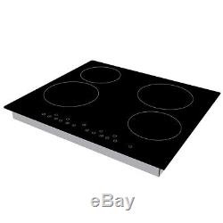 Amica 60cm Built-in Electric Fan Oven & Cookology Touch Control Ceramic Hob Pack