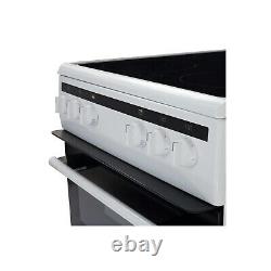 Amica AFC5100WH 50cm Double Cavity Electric Cooker With Ceramic Hob White
