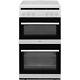 Amica Afc5100wh Free Standing A/a Electric Cooker With Ceramic Hob 50cm White