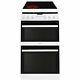 Amica Afc5550wh Free Standing A/a Electric Cooker With Ceramic Hob 50cm White