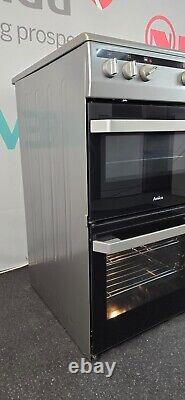 Amica Electric Cooker A/A with Ceramic Hob 50cm Silver AFC5100SI