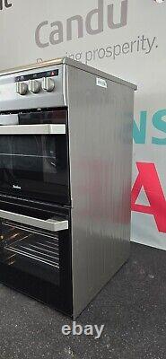 Amica Electric Cooker A/A with Ceramic Hob 50cm Silver AFC5100SI