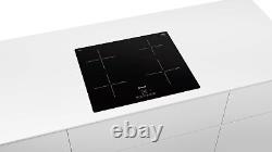 BOSCH INDUCTION HOB BLACK 60CM PUE611BF1B 13amp plug in HW181217-04