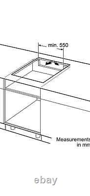 BOSCH INDUCTION HOB BLACK 60CM PUE611BF1B 13amp plug in HW181217-04