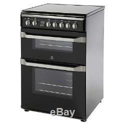 BRAND NEW Indesit ID60C2KS 60cm Electric Cooker Double Ovens & Ceramic Hob