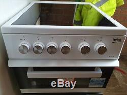 Beko ADC5422AW Free Standing A Electric Cooker with Ceramic Hob 50cm White 5mths