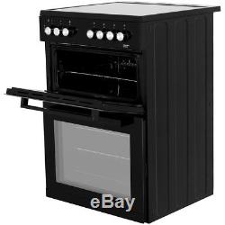 Beko ADC6M13K Free Standing Electric Cooker with Ceramic Hob 60cm Black New
