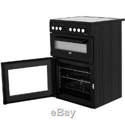 Beko ADC6M13K Free Standing Electric Cooker with Ceramic Hob 60cm Black New
