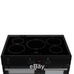 Beko BDVI90K Black 90cm Double Oven, Grill & Induction Hob Electric Range Cooker