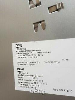 Beko Integrated Electric 60 cm Ceramic Hob HQC63402E 3 Burner Black Glass