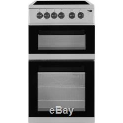 Beko KDC5422AS Free Standing A Electric Cooker with Ceramic Hob 50cm Silver New