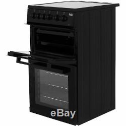 Beko KDC5422AS Free Standing A Electric Cooker with Ceramic Hob 50cm Silver New