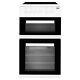 Beko Kdc5422aw 50cm Twin Cavity Electric Cooker With Ceramic Hob White