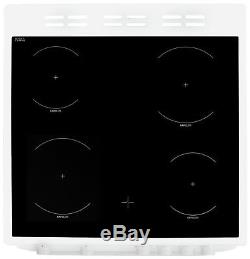 Beko KDC611W Free Standing 60cm 4 Hob Double Electric Cooker White