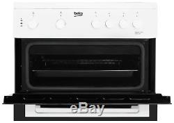 Beko KDC611W Free Standing 60cm 4 Hob Double Electric Cooker White. From Argos