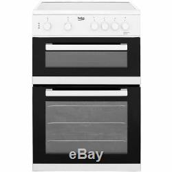 Beko KDC611W Free Standing A/A Electric Cooker with Ceramic Hob 60cm White New