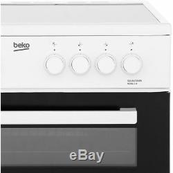 Beko KDC611W Free Standing A/A Electric Cooker with Ceramic Hob 60cm White New