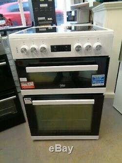 Beko KDC653W Free Standing Electric Cooker with Ceramic Hob 60cm White (3813)