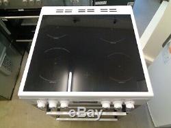 Beko KDC653W Free Standing Electric Cooker with Ceramic Hob 60cm White (3813)
