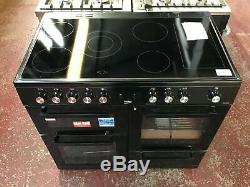 Beko KDVC100K 100cm Electric Range Cooker with Ceramic Hob Black A/A #238686