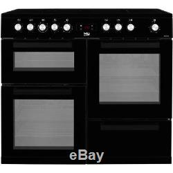 Beko KDVC100K 100cm Electric Range Cooker with Ceramic Hob Black A/A Rated