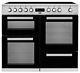 Beko Kdvc100x 100cm Electric Range Cooker With Ceramic Hob Stainless Steel A