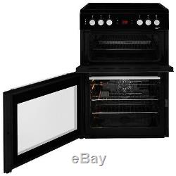 Beko XDC653K 60cm Electric Cooker Double Oven With Grill & Ceramic Hob Black