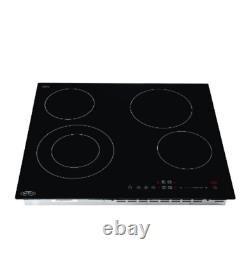 Belling CH602T 60cm 9-Power Level 4-Zone Touch Control Ceramic Hob (444410136)