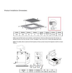 Belling CH602T 60cm 9-Power Level 4-Zone Touch Control Ceramic Hob (444410136)