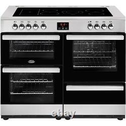 Belling Cookcentre 110E 110cm Electric Range Cooker with Ceramic Hob Stainless