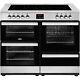 Belling Cookcentre 110e 110cm Electric Range Cooker With Ceramic Hob Stainless